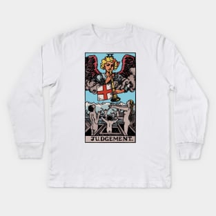 Tarot Card - The Judgment Kids Long Sleeve T-Shirt